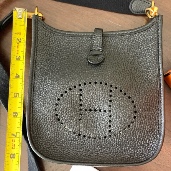 HERMES EVELYNE 16 TPM BLACK CLEMENCE - Picture 2 of 16